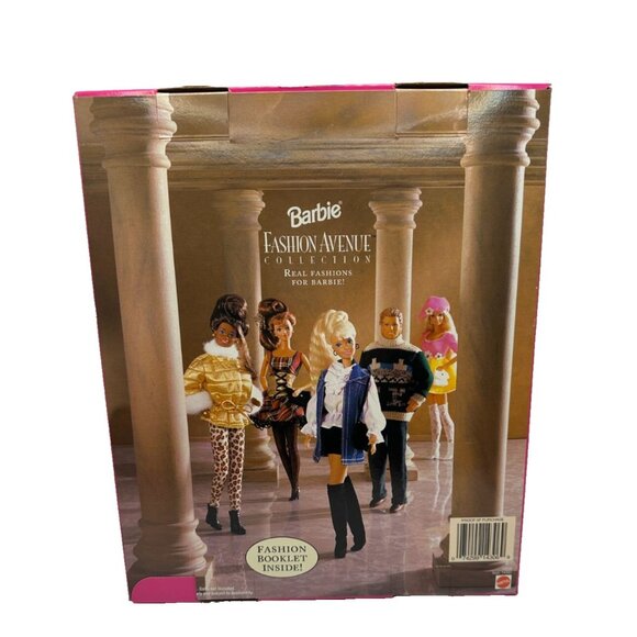 Vintage NIP 1995 Mattel Barbie Deluxe Fashion Avenue Purple Evening Gown #14306 - Picture 2 of 5